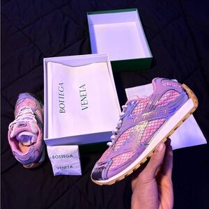 Bottega Veneta Pink Sneakers